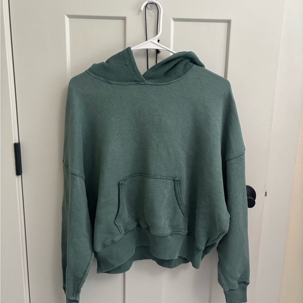 American Eagle Outfitters Teal Women's Hoodie